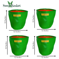 HDPE Grow Bag 12X12 (Pack Of Four)