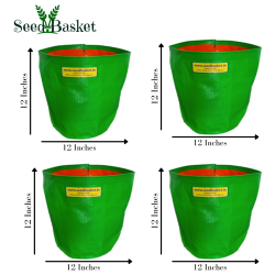 HDPE Grow Bag 12X12 (Pack Of Four)