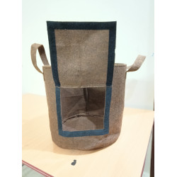 Geo Fabric Grow Bag 12X12 inch With Harvest Window