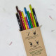 Plantable Color Seed Pencils - Pack of 10
